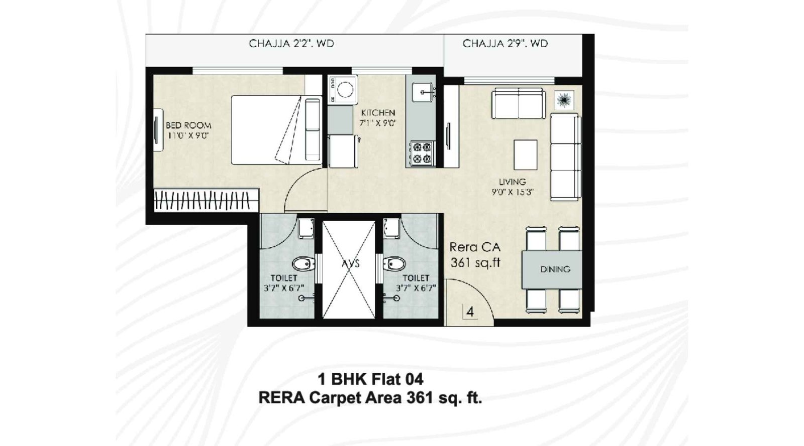 Agastya-High-Pavilion-Floor-Plan-1-BHK-361-Sq.ft